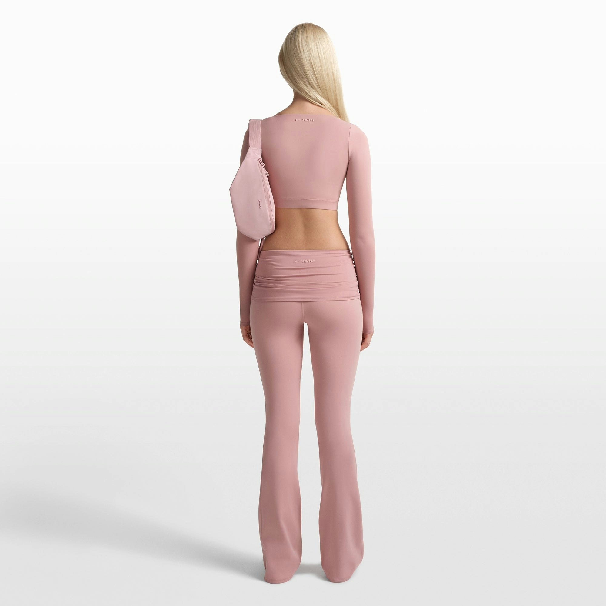 FOLDOVER SLIM FLARE LEGGING - 5