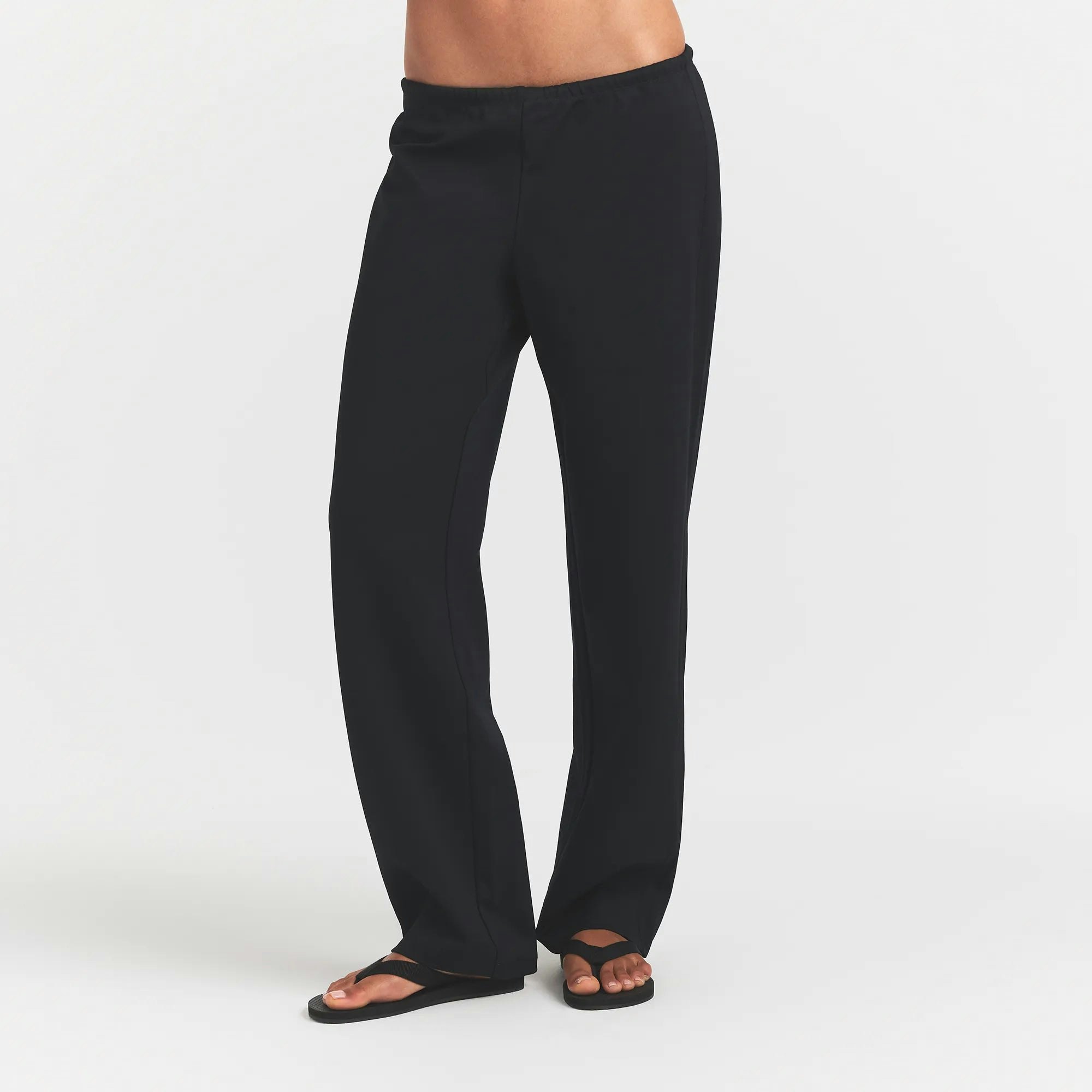 HEAVYWEIGHT CREPE STRAIGHT LEG PANT