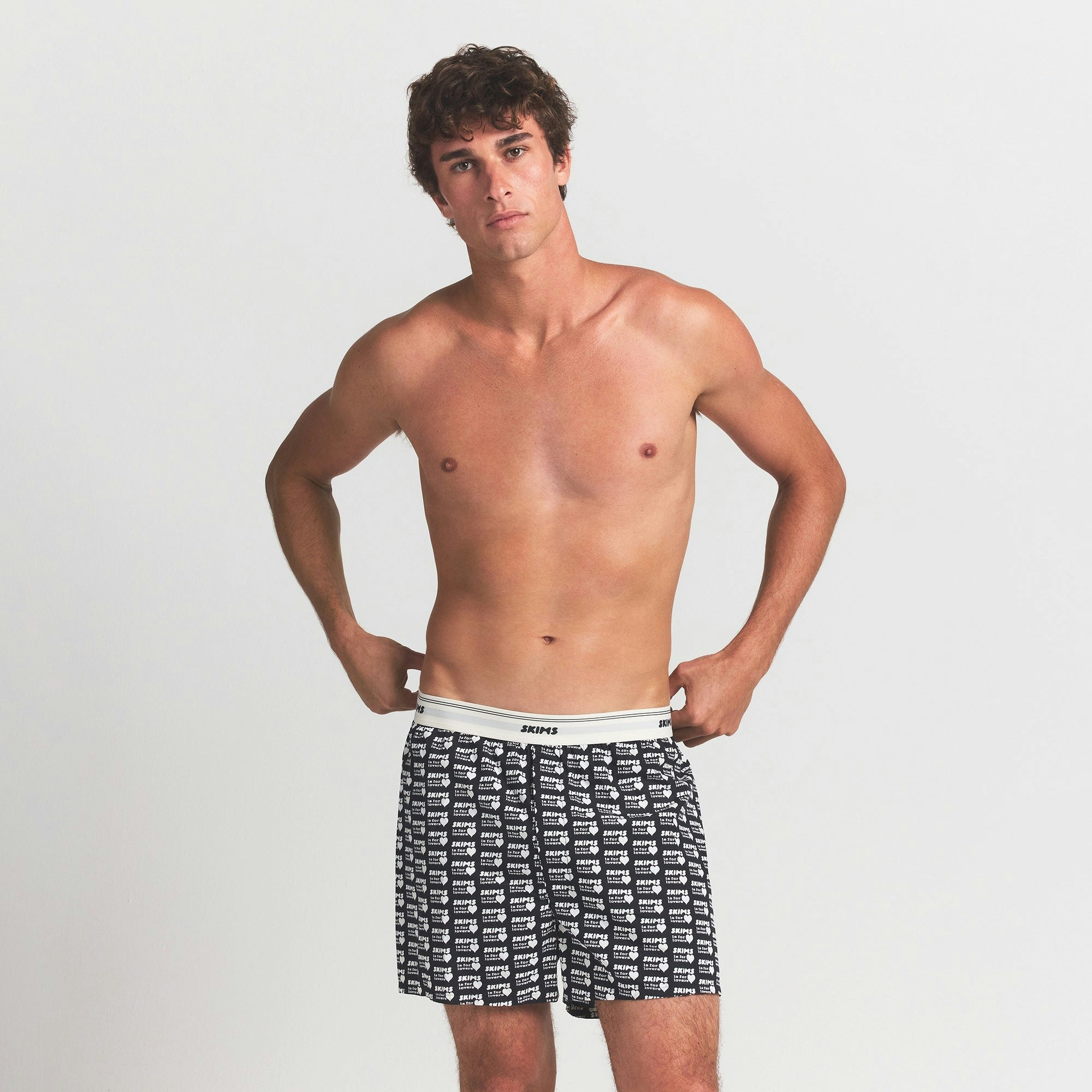 MENS LOGO BAND BOXER