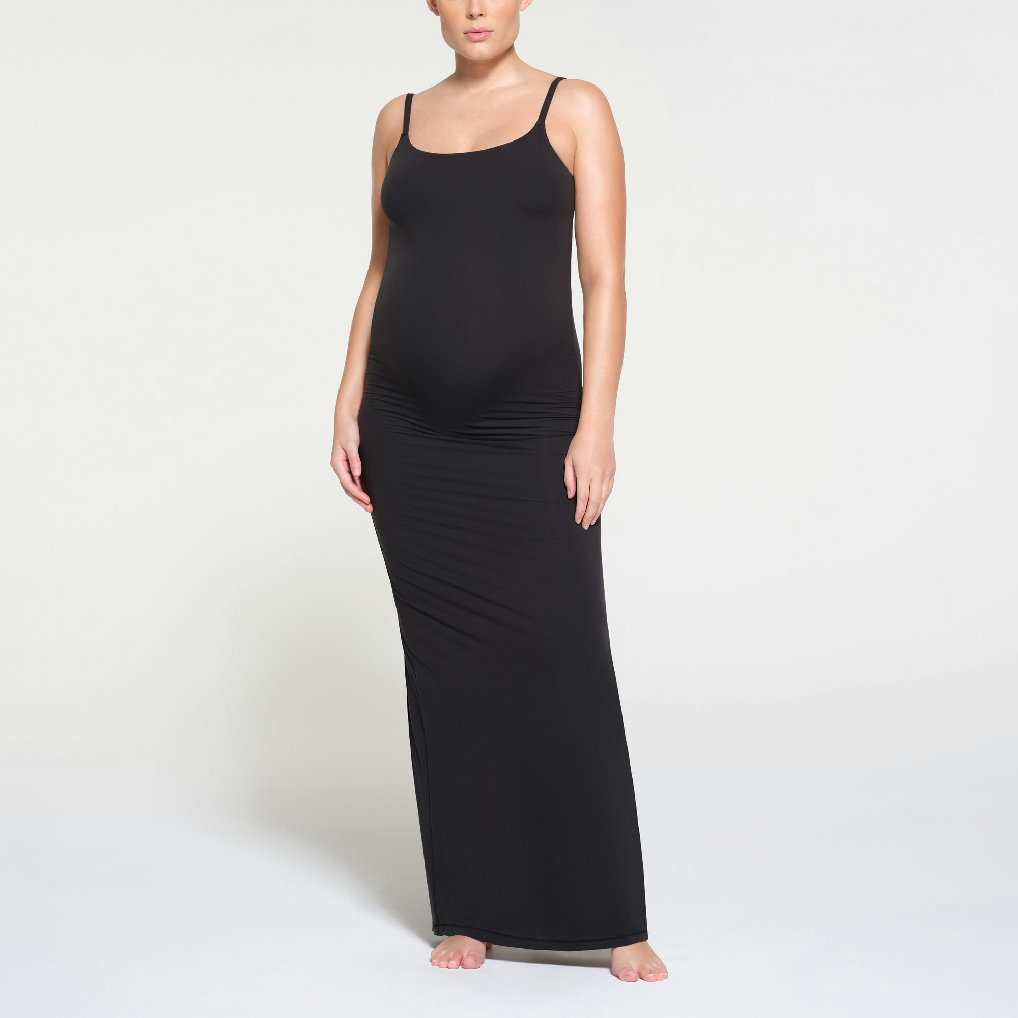 MATERNITY LONG SLIP DRESS
