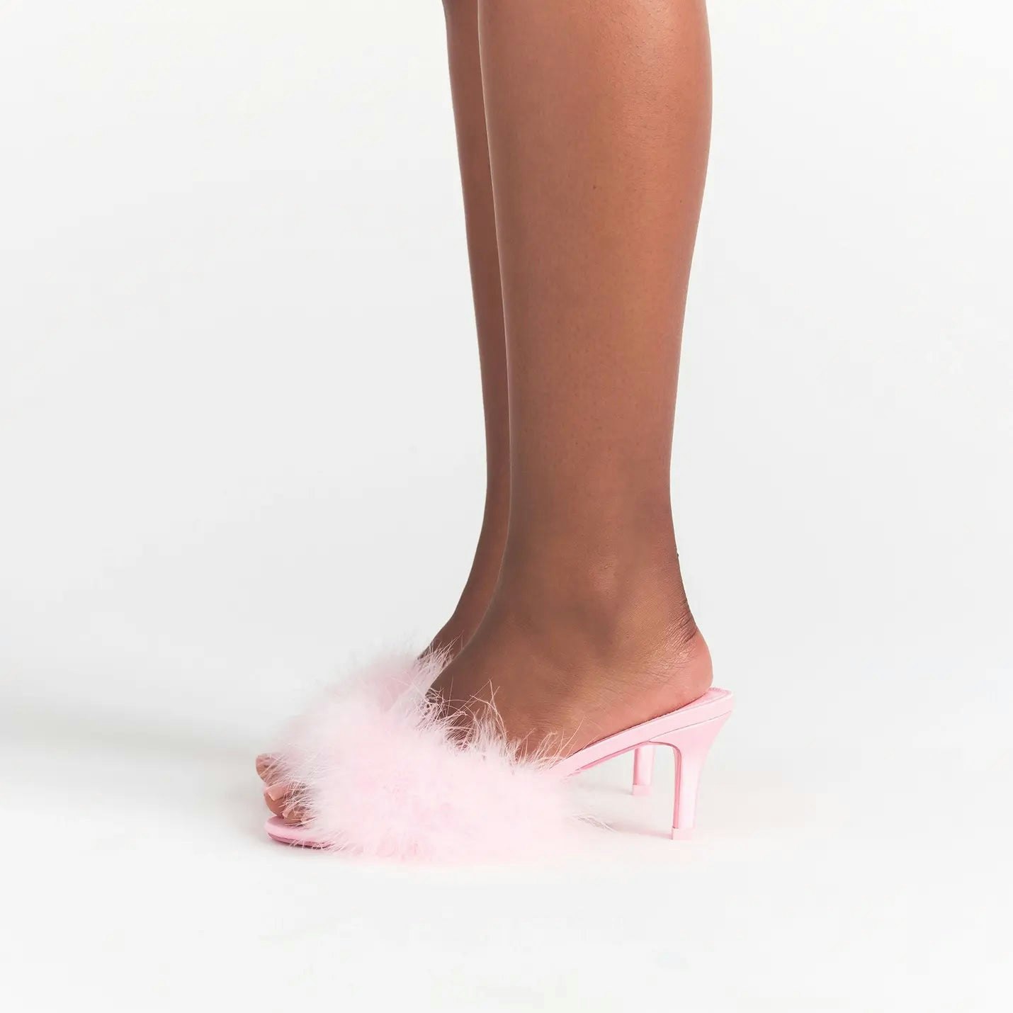 FEATHER KITTEN HEEL - 4