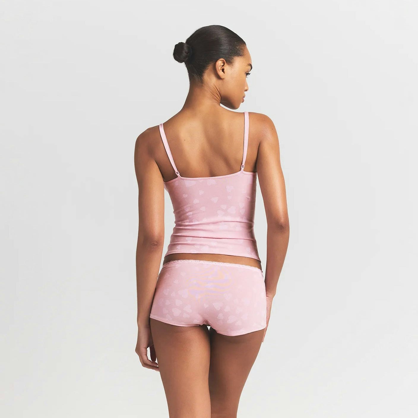 LACE CAMI AND BOY SHORT SET - 4