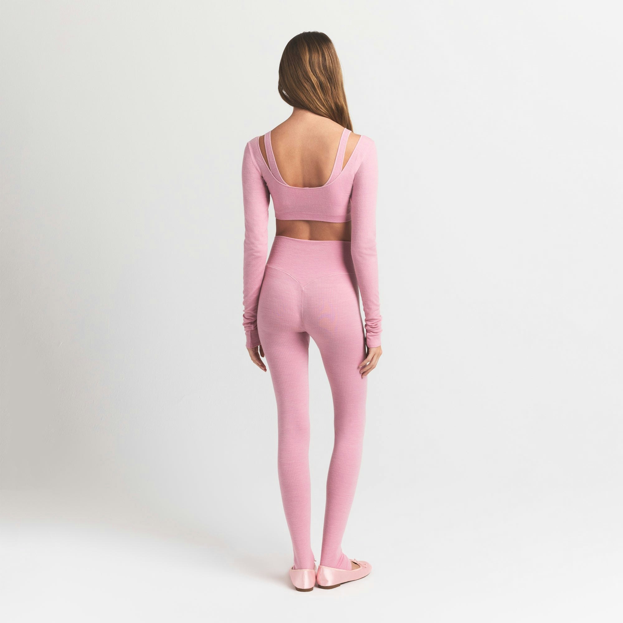 LONG SLEEVE SUPER CROPPED TOP - 3