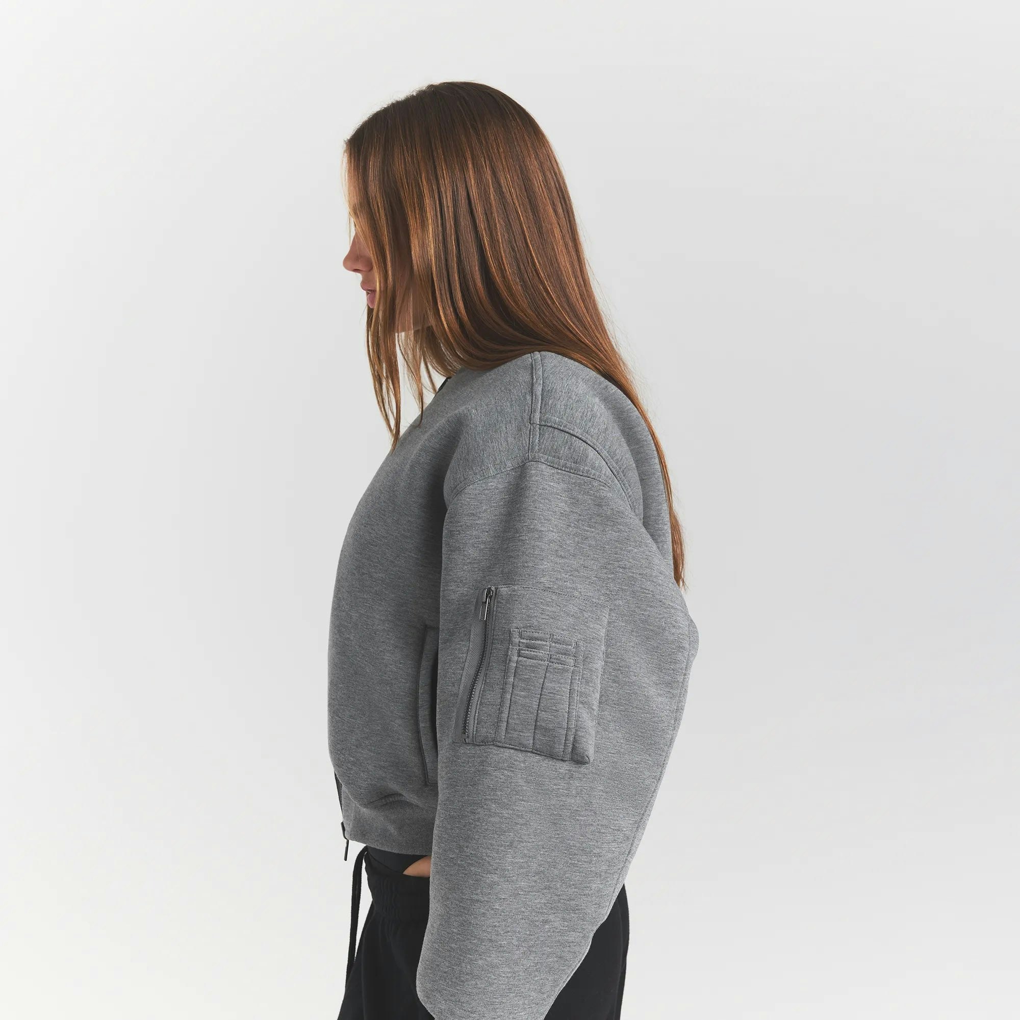 NEOPRENE OUTERWEAR REVERSIBLE BOMBER JACKET - 5