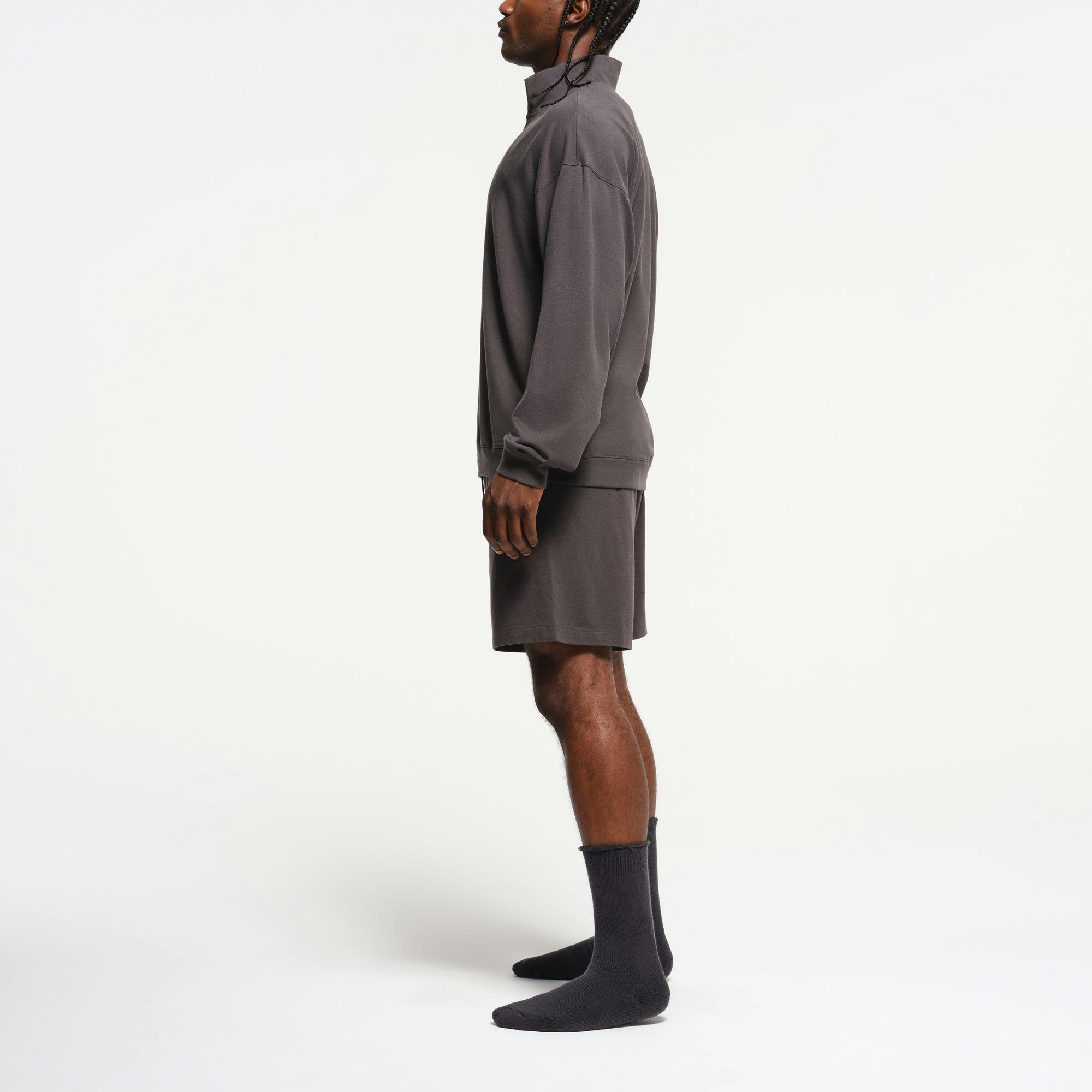 MENS RELAXED QUARTER ZIP PULLOVER