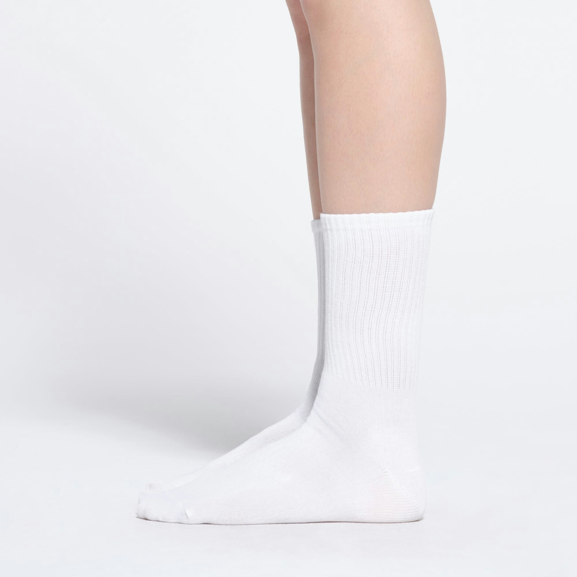 RIBBED CREW SOCK