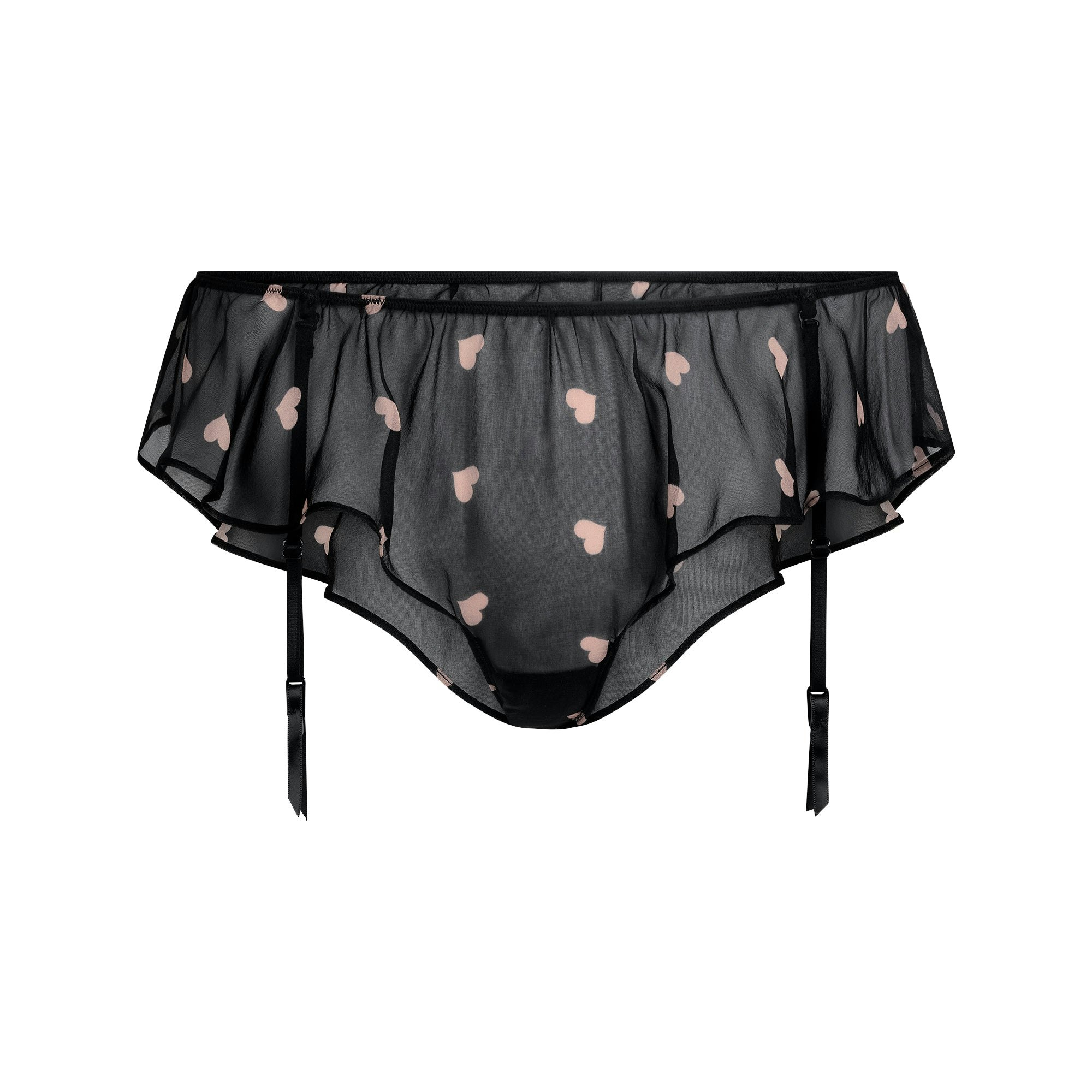 BABYDOLL TOP AND GARTER HIPSTER SET - 6