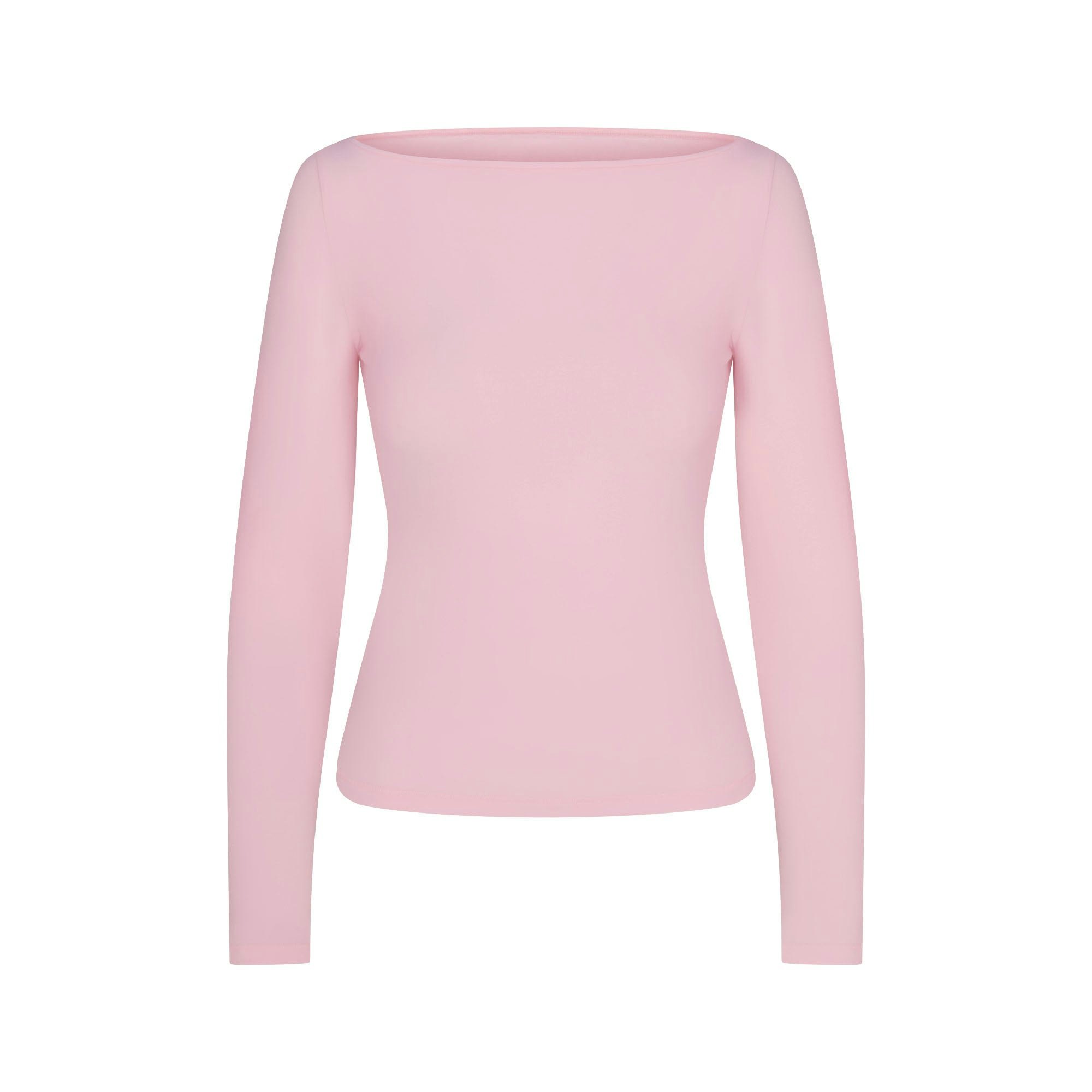 LONG SLEEVE BOATNECK TOP - 5