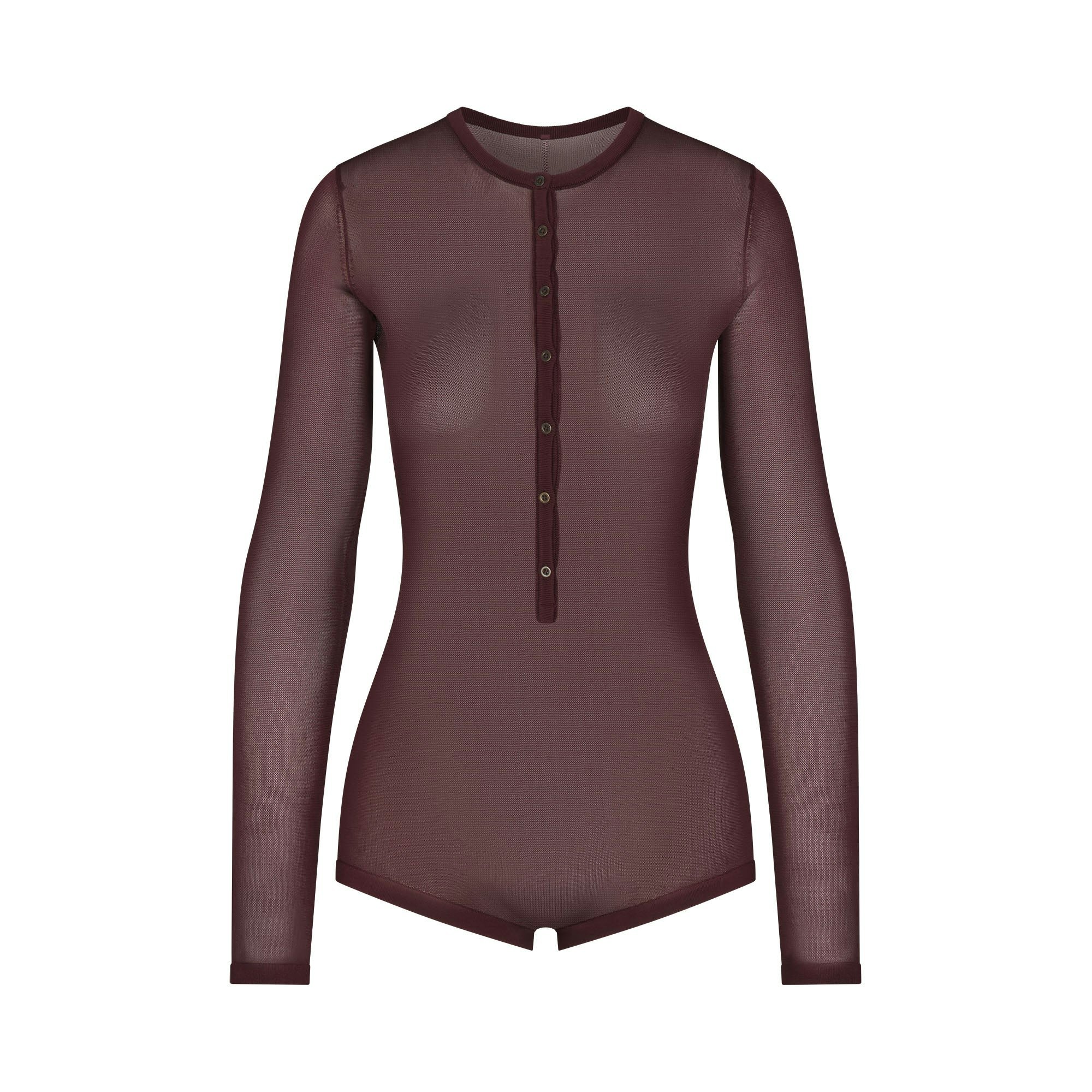 BUTTON UP HENLEY ONESIE - 6