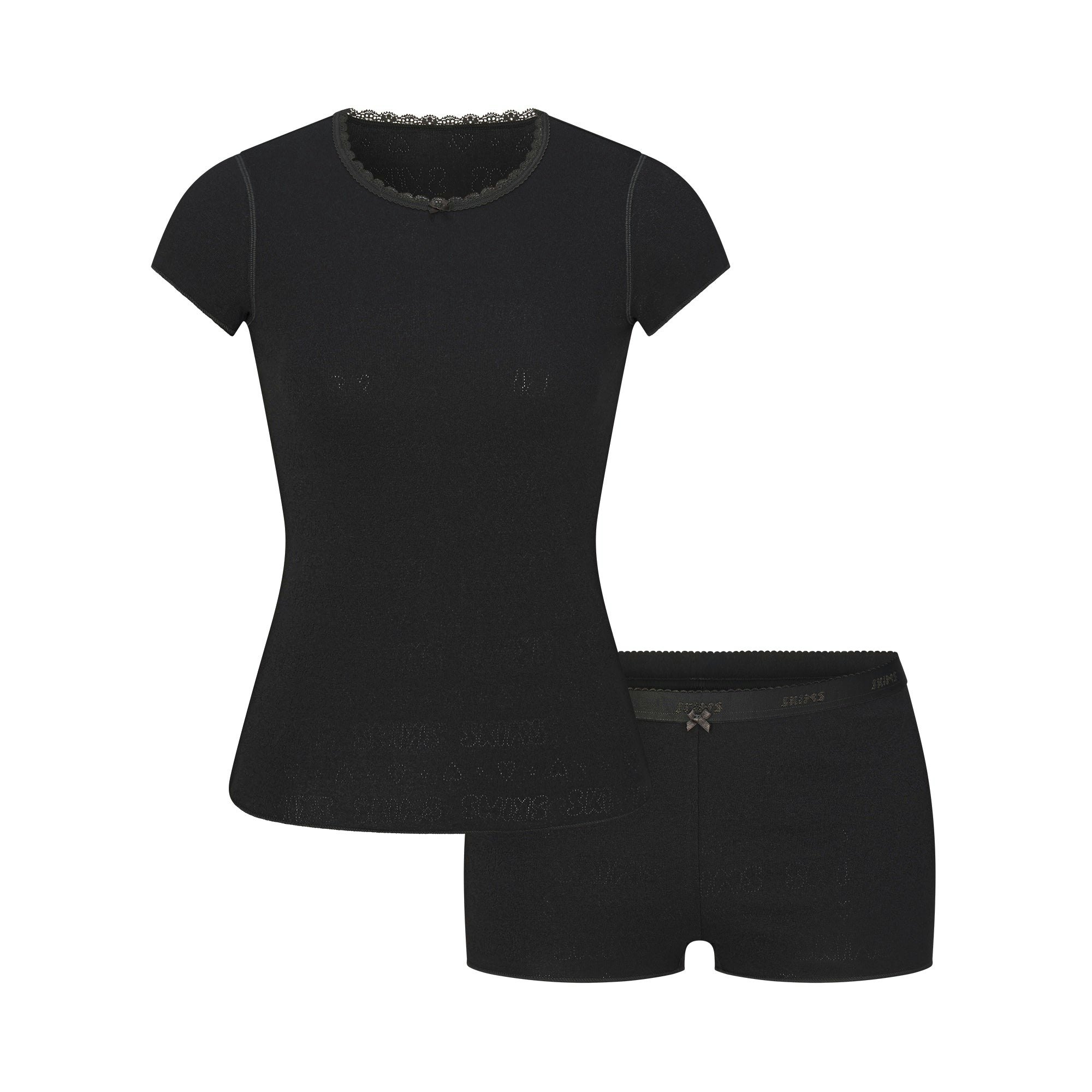 BABY TEE AND MICRO SHORT SET - 9