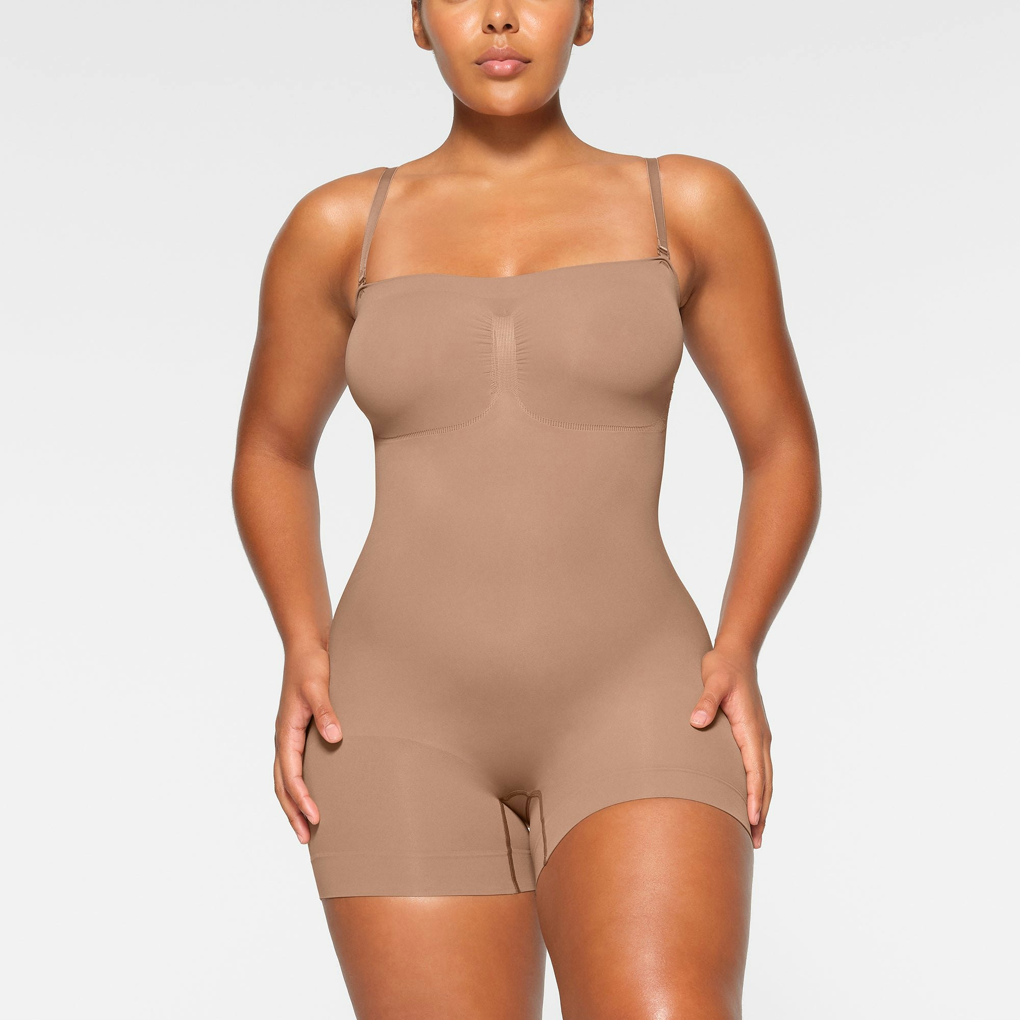 STRAPLESS SHORTIE BODYSUIT - 4