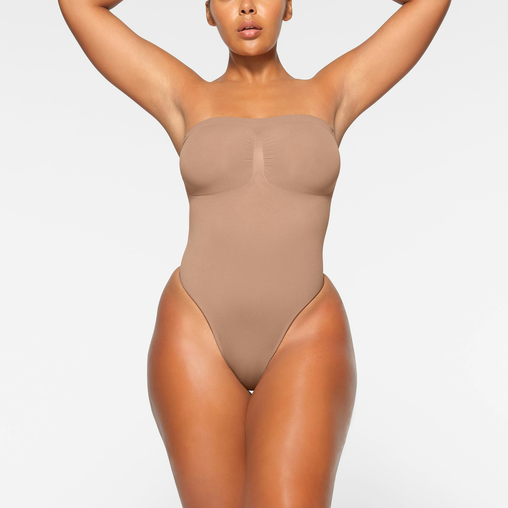 STRAPLESS THONG BODYSUIT