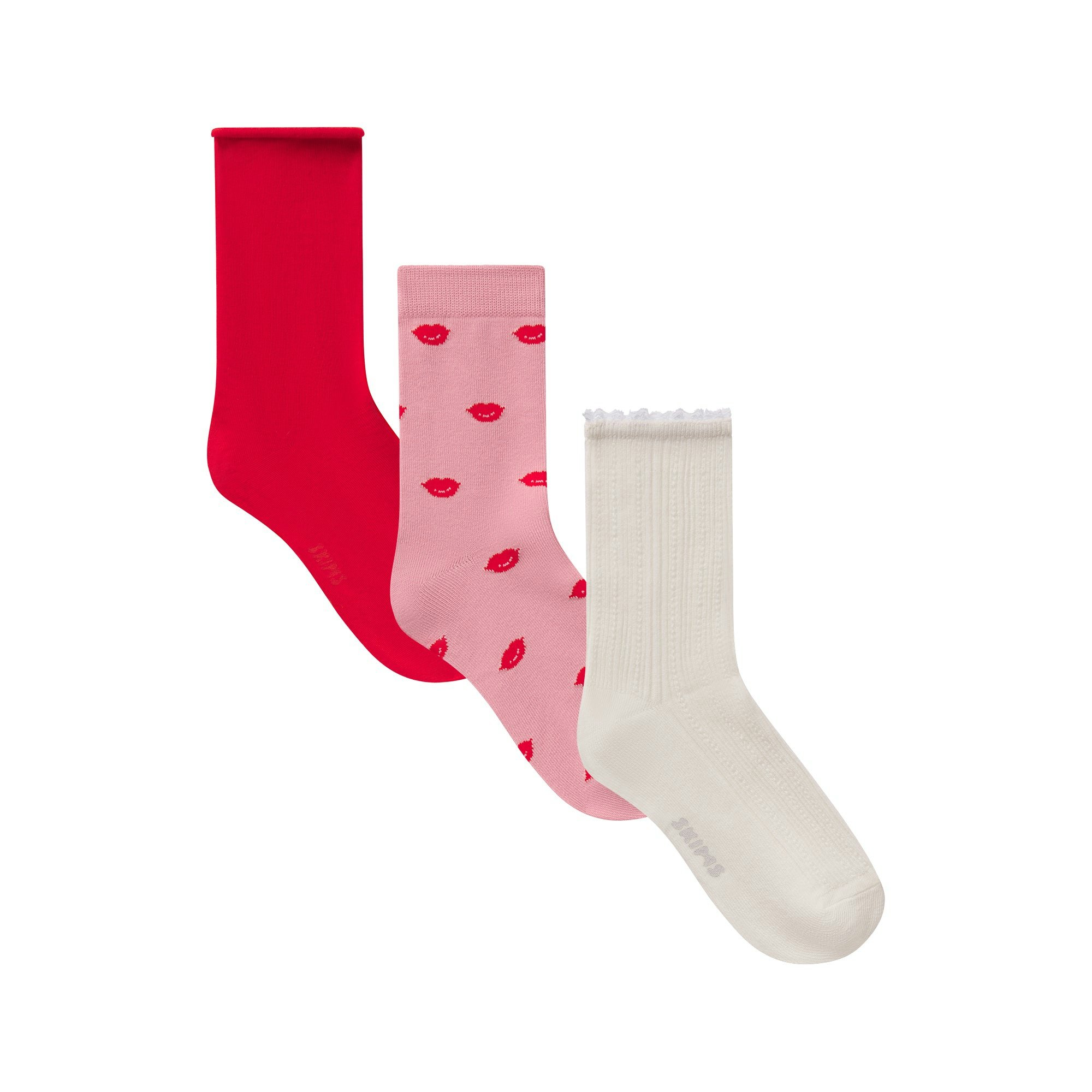 VALENTINES SOCK 3-PACK