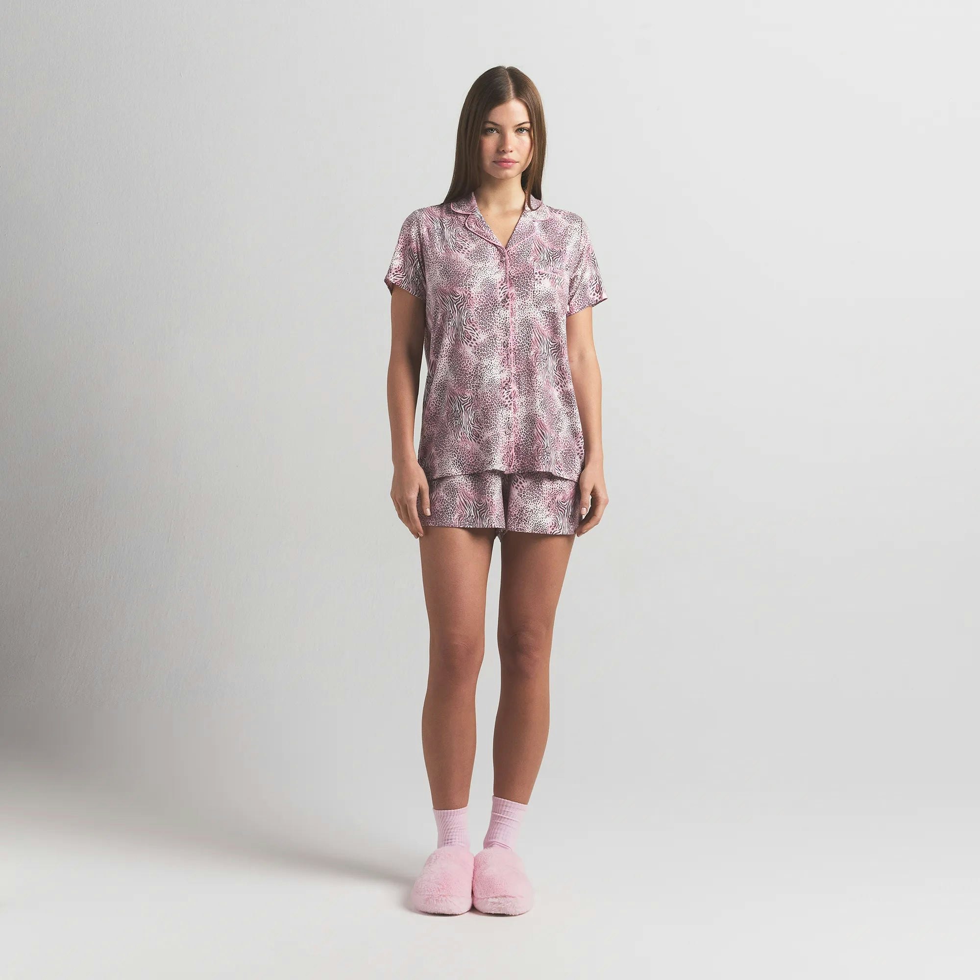 SHORT SLEEVE BUTTON UP SET