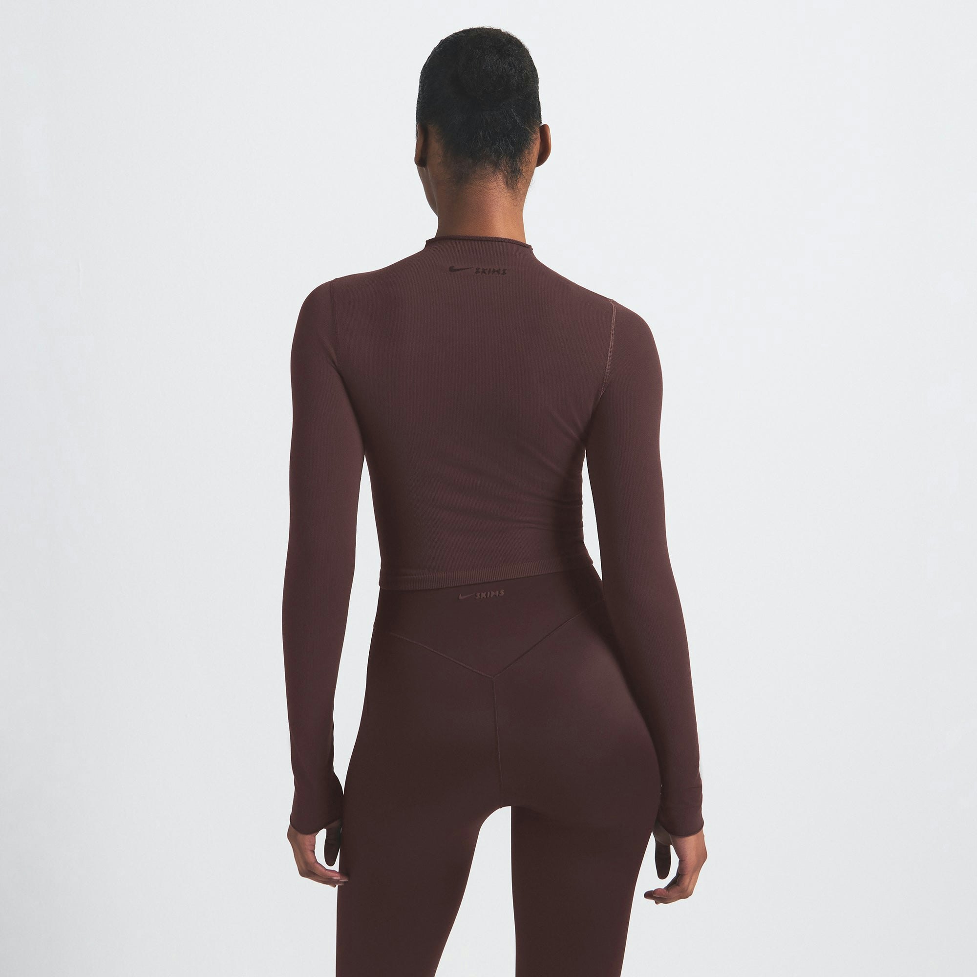 MOCK NECK CROP TOP - 4