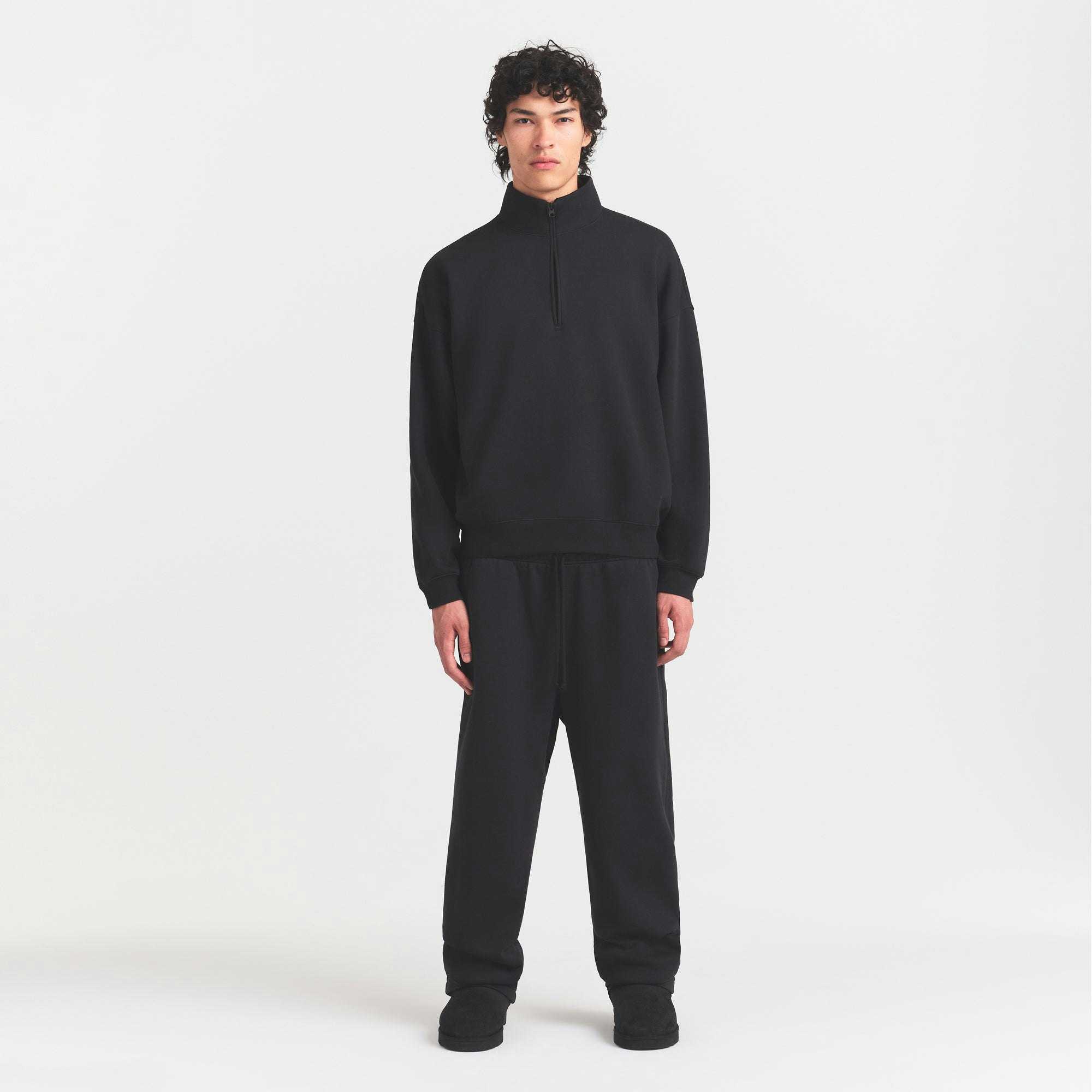 MENS RELAXED QUARTER ZIP