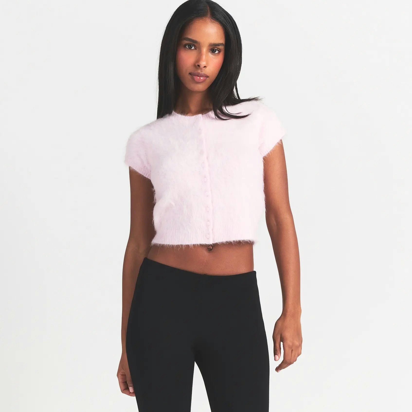 SHORT SLEEVE CARDIGAN