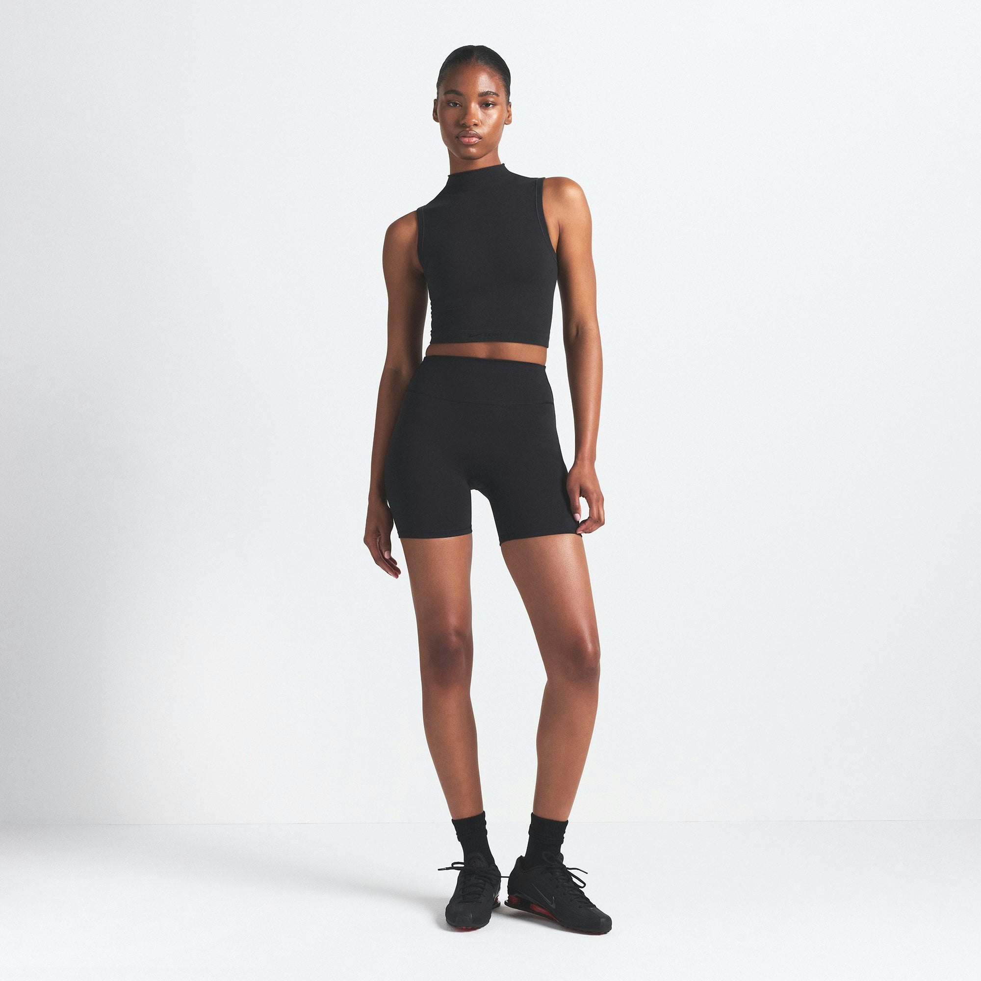 MOCK NECK BRA TOP - 4