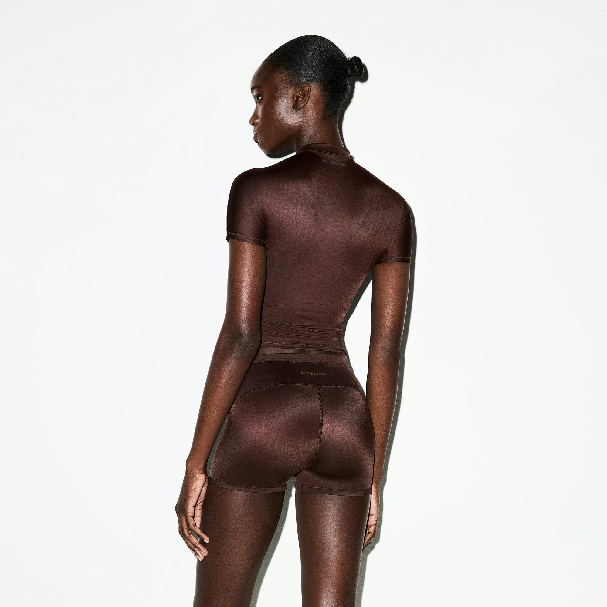 SHORT SLEEVE MOCK NECK TOP - 3