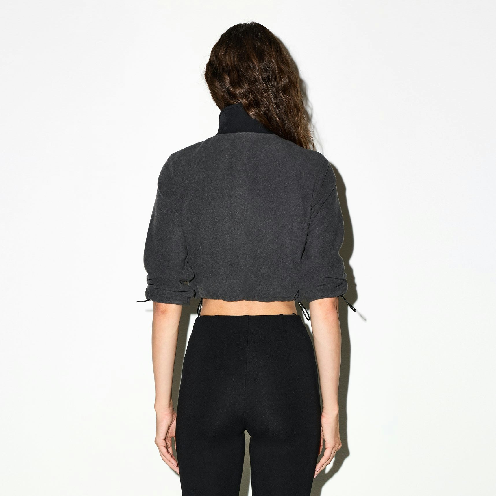CROPPED 3/4 SLEEVE JACKET - 4